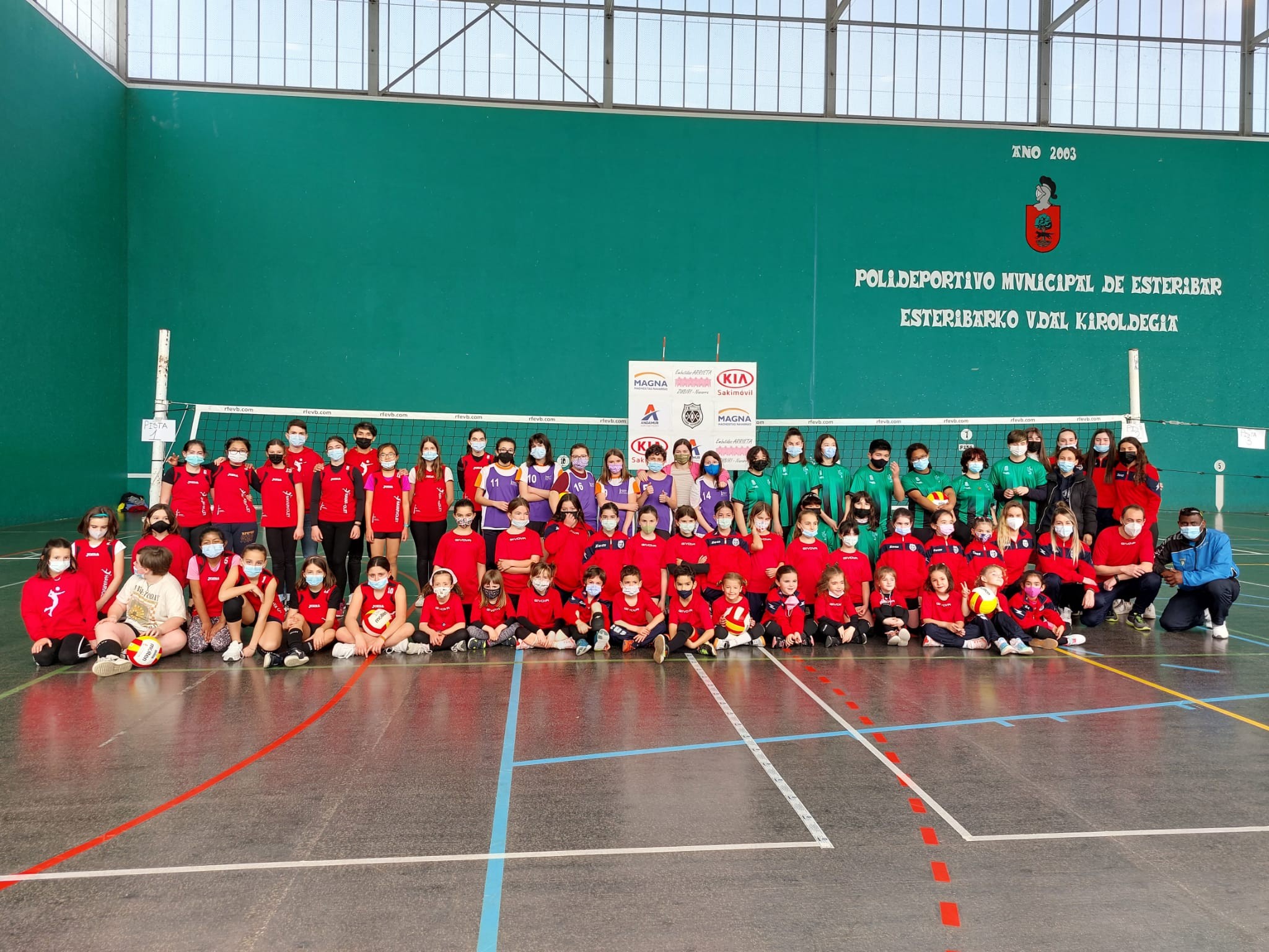 Tercera Concentraci&oacute;n de Minivoley en Zubiri